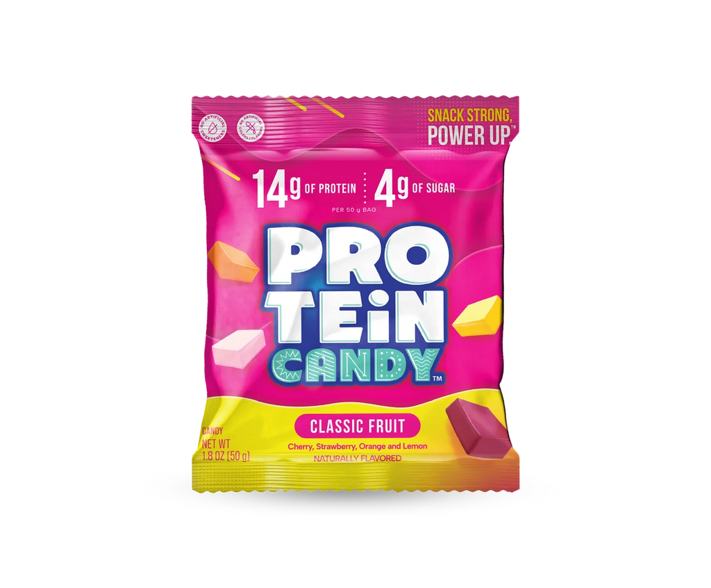 Protein Candy Classic Fruit Gummies  14g Protein