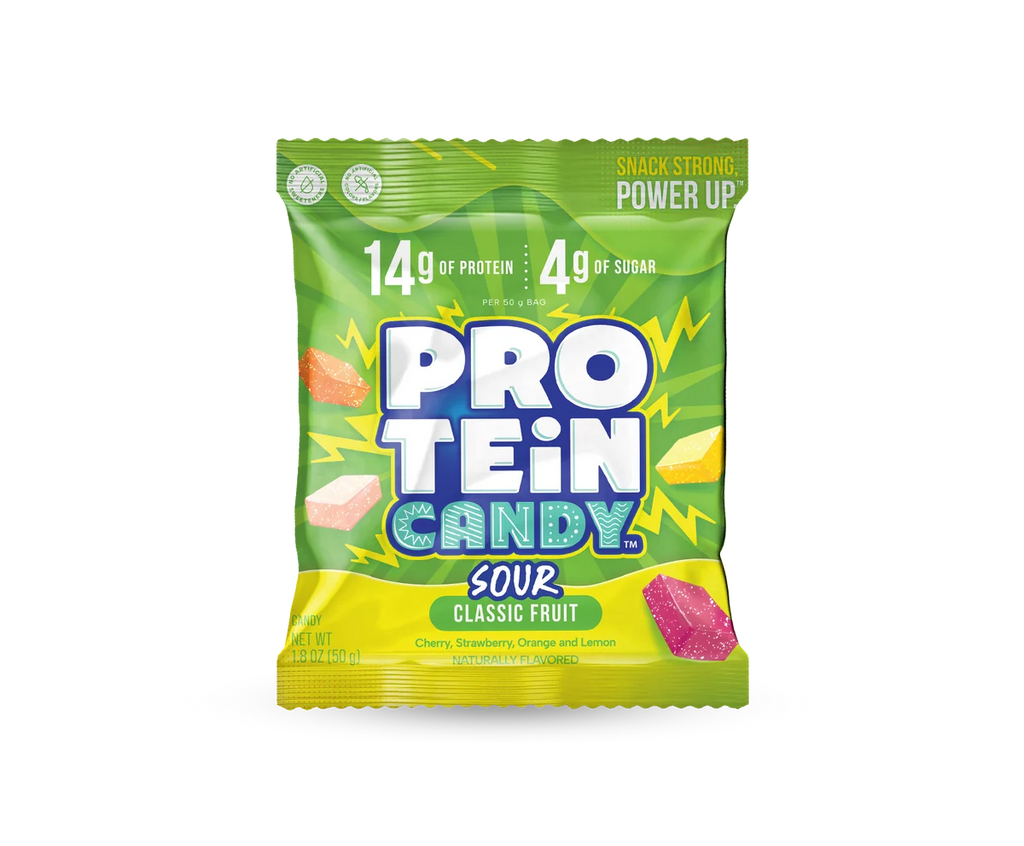 Protein Candy Classic Fruit Gummies  14g Protein