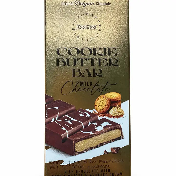 BeeMax Cookie Butter Milk Chocolate Bar – 3.36 oz